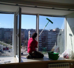 Мытье окон в однокомнатной квартире Балахна